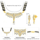 CZ Mangalsutra Set | Stylish & Sparkling Designs by Peora

