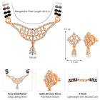 CZ Mangalsutra Set | Elegant Mangalsutra Designs by Peora

