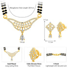 CZ Mangalsutra Set | Elegant Mangalsutra Designs by Peora

