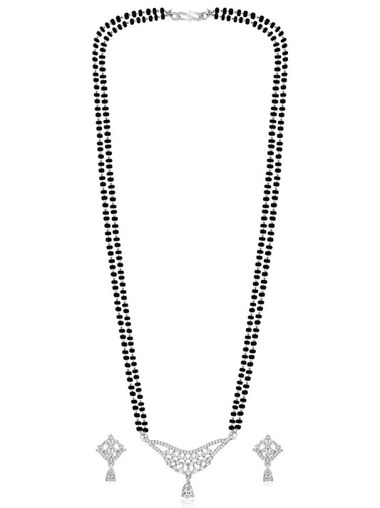 CZ Mangalsutra Set | Elegant Mangalsutra Designs by Peora

