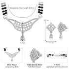 CZ Mangalsutra Set | Elegant Mangalsutra Designs by Peora

