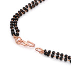 CZ Studded Black Bead Mangalsutra Set