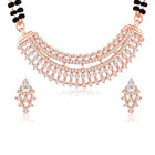 Charming Chic Glow CZ Mangalsutra - Rose Gold