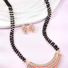 Charming Chic Glow CZ Mangalsutra - Rose Gold