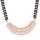 Charming Chic Glow CZ Mangalsutra - Rose Gold