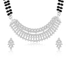 Charming Chic Glow CZ Mangalsutra - Silver