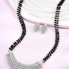 Charming Chic Glow CZ Mangalsutra - Silver