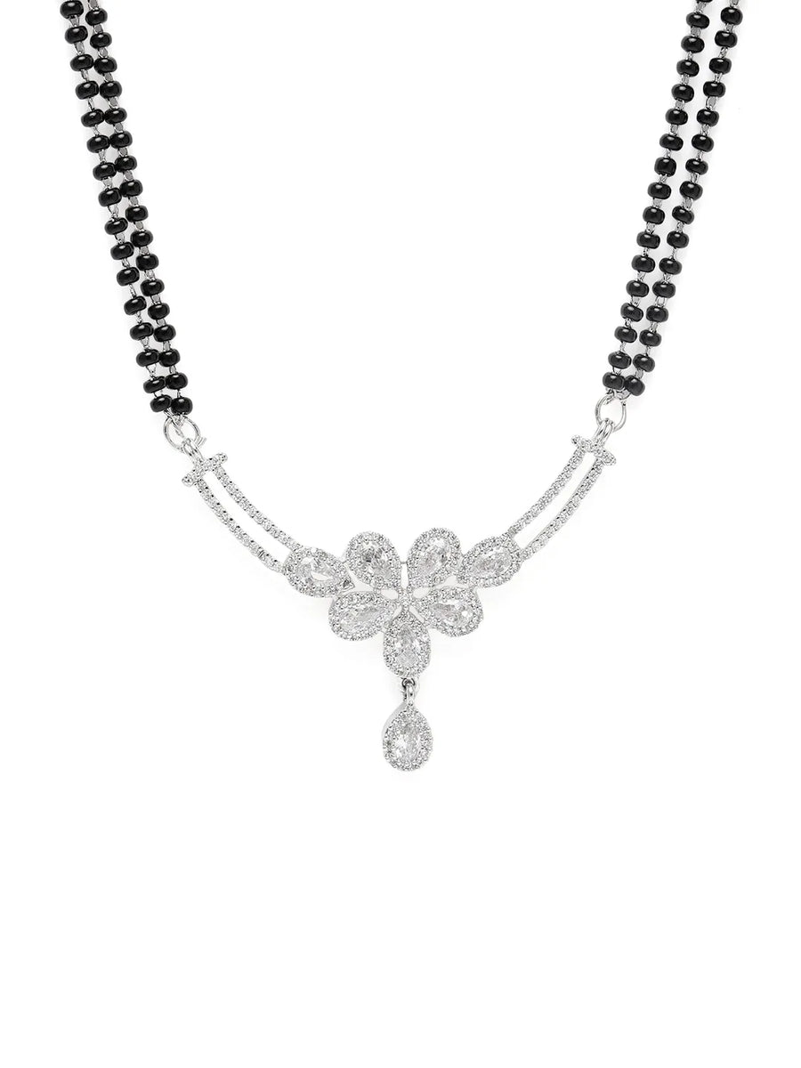 Floral Design Modern Mangalsutra Set