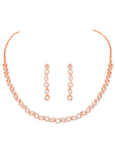 Dazzle Diaries CZ Necklace Set