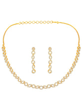 Dazzle Diaries CZ Necklace Set