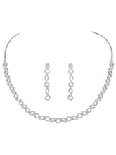 Dazzle Diaries CZ Necklace Set