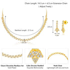 Chronicles CZ Necklace Set – Regal CZ Jewellery by Peora
