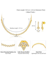 Chronicles CZ Necklace Set – Regal CZ Jewellery by Peora
