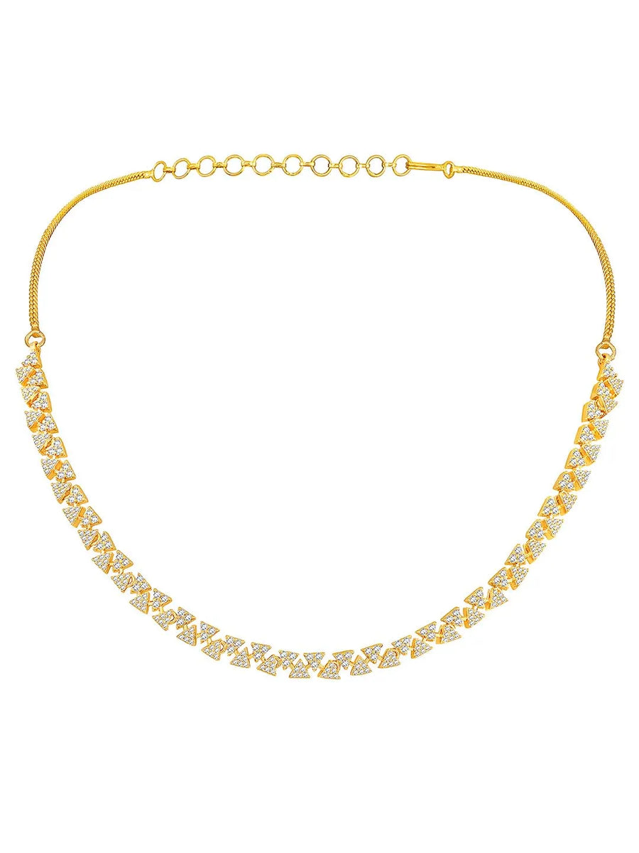 Chronicles CZ Necklace Set – Regal CZ Jewellery by Peora
