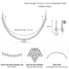 Chronicles CZ Necklace Set – Regal CZ Jewellery by Peora
