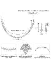 Charm Chronicles CZ Necklace Set