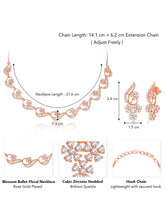 Ballet Floral Necklace Set – Graceful Floral Jewellery by Peora
