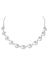 CZ Blossom Ballet Floral Necklace Set