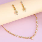 Floral Leaf Inspired Necklace Set