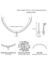 Droplet Dreams Luxurious CZ Necklace Set