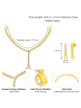 Droplets of Desire CZ Necklace Set