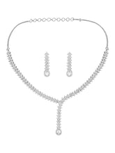 Droplets of Desire CZ Necklace Set