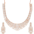 Opulent CZ Studded Necklace Set