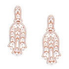 Opulent CZ Studded Necklace Set