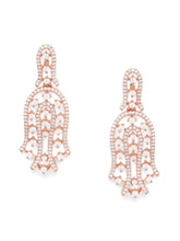 Opulent CZ Studded Necklace Set