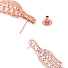 Opulent CZ Studded Necklace Set