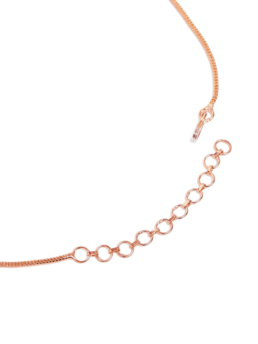 Opulent CZ Studded Necklace Set