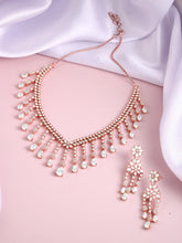 Vivid CZ Crystal Necklace Earring Set