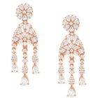 Vivid CZ Crystal Necklace Earring Set