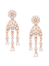 Vivid CZ Crystal Necklace Earring Set