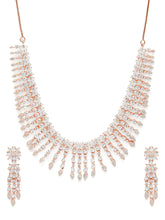 Gleaming CZ Necklace Set for Women