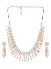 Gleaming CZ Necklace Set for Women