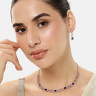 Elegant Sapphire Accent Necklace Set