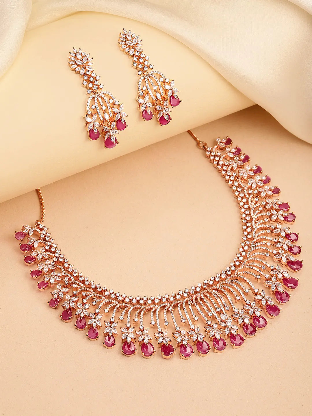 Regal Radiance Necklace and Earring Set