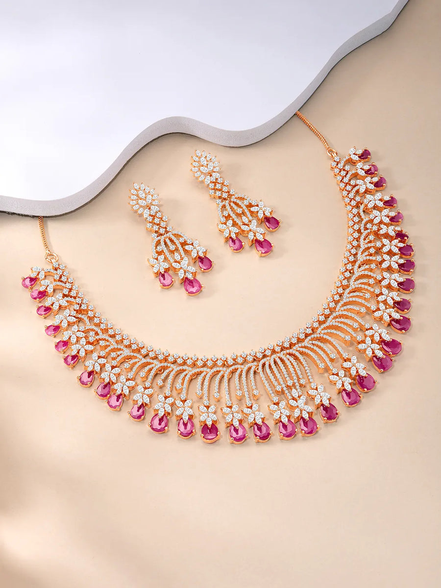 Regal Radiance Necklace and Earring Set