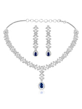 Stunning White CZ Necklace Set