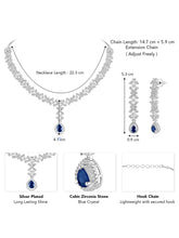 Stunning White CZ Necklace Set