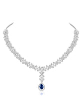 Stunning White CZ Necklace Set