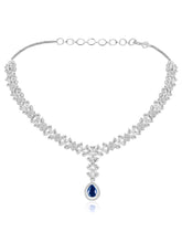 Stunning White CZ Necklace Set