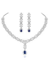 Stunning White CZ Necklace Set