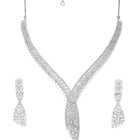 CZ Necklace Set for Special Moments - Silver