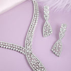CZ Necklace Set for Special Moments - Silver
