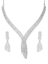 CZ Necklace Set for Special Moments - Silver