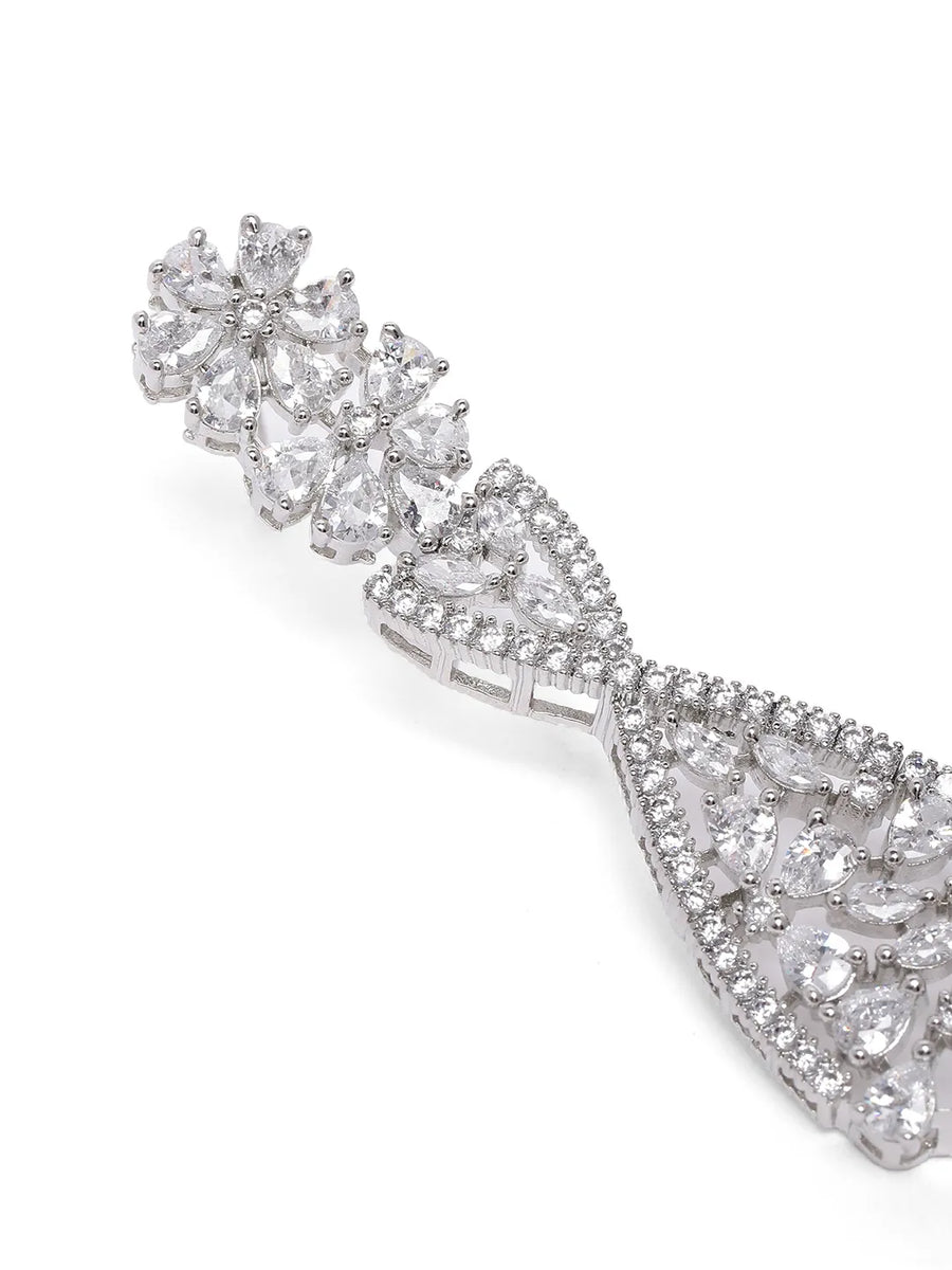 CZ Necklace Set for Special Moments - Silver