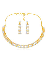 Ethereal Elegance CZ Necklace Set