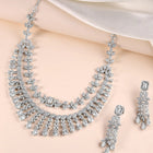 Sleek and Elegant CZ Necklace Set